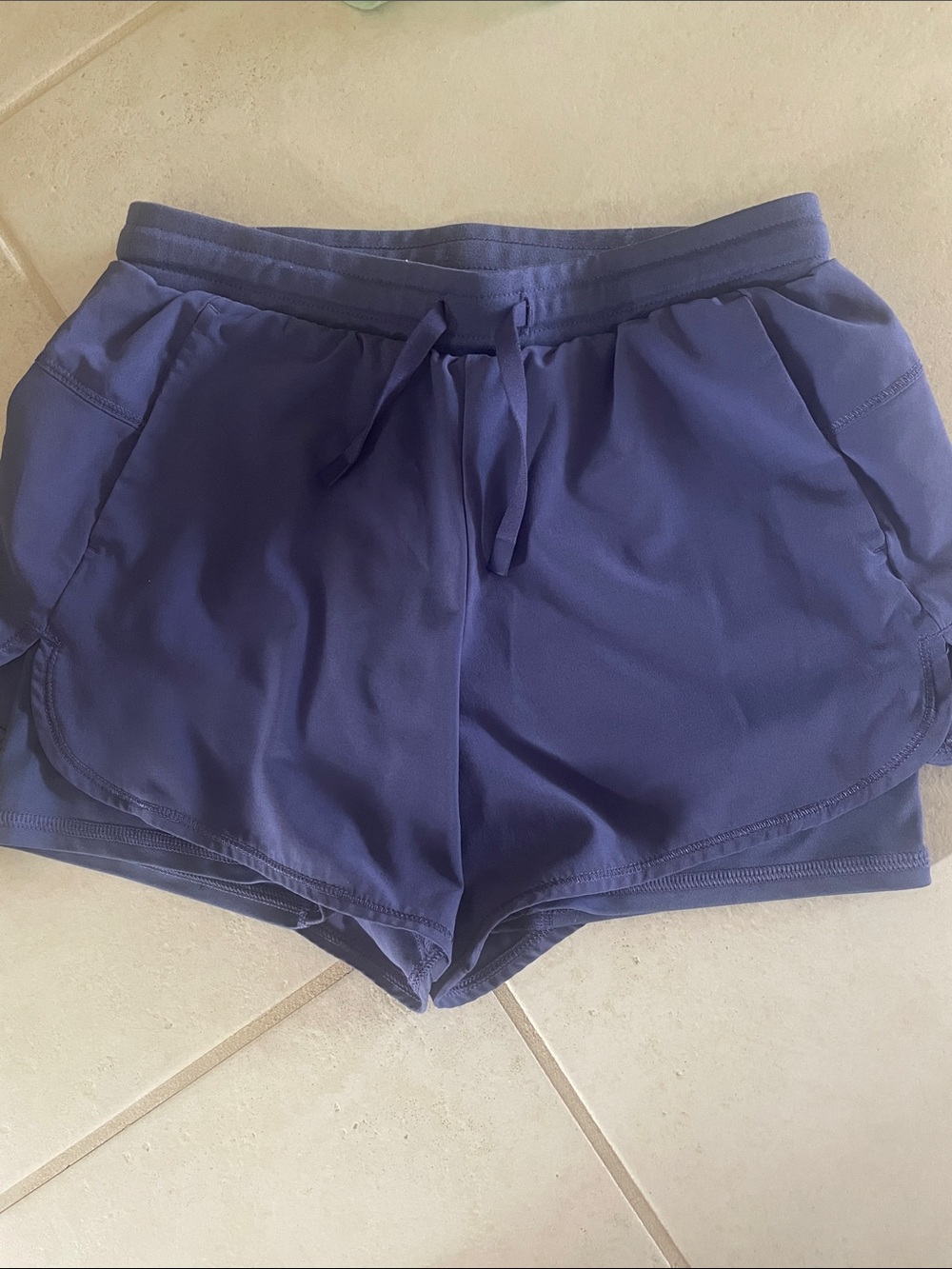all in motion Purple Girls' Athletic Drawstring Shorts